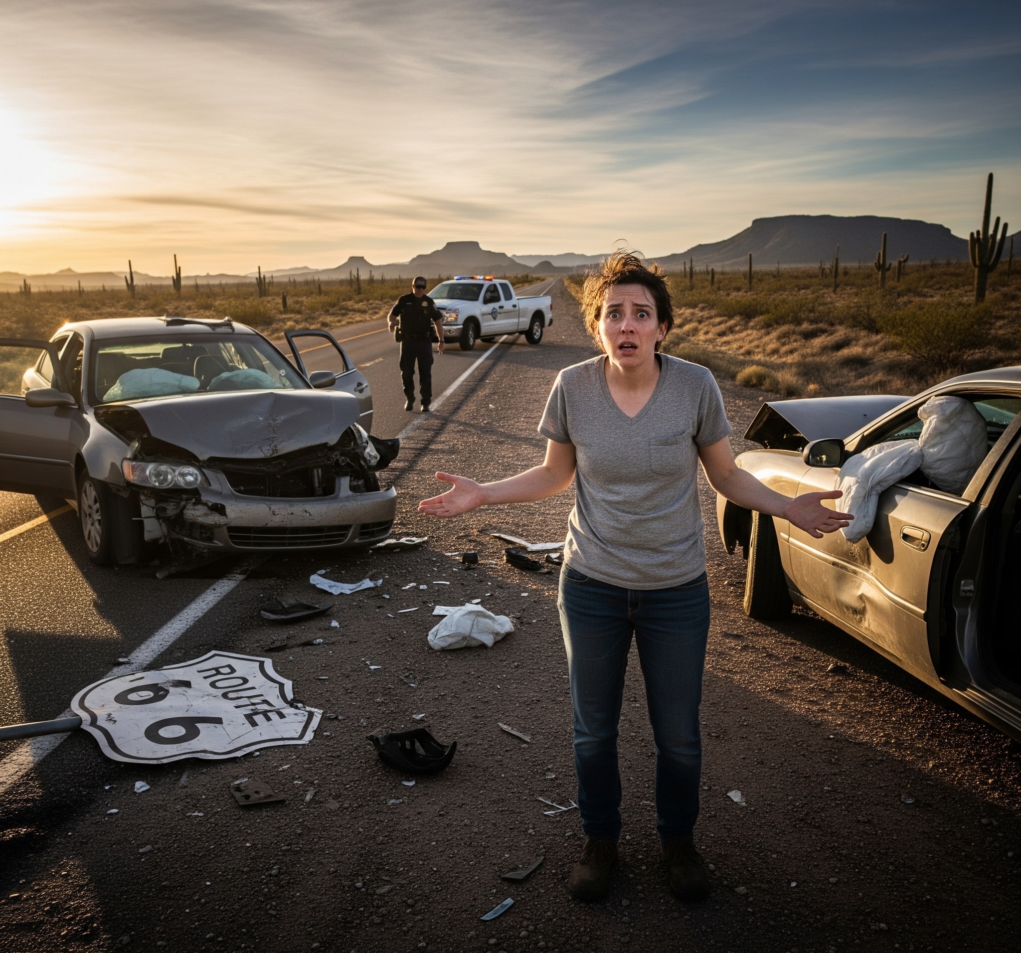 Concussion After a Car Crash in New Mexico