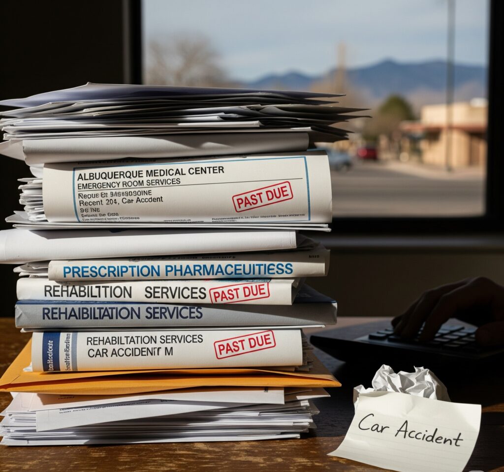 Who Pays My Medical Bills After a Car Accident in Albuquerque Amador Law Firm